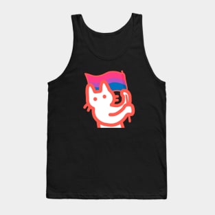 owie waving the bisexual flag Tank Top